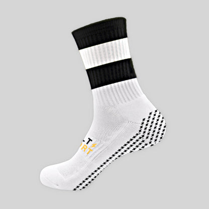 Black/White Grip Socks